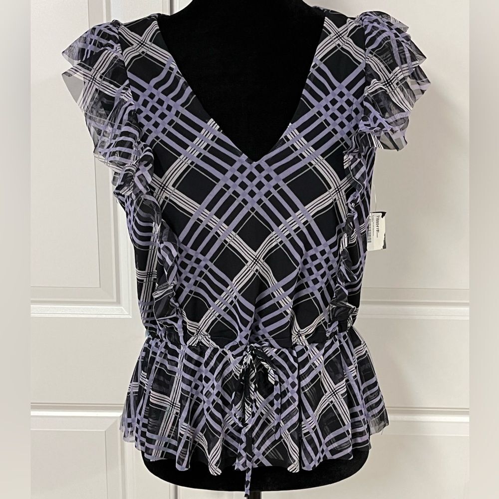 INC Ruffled Blouse - Picture 3 of 9